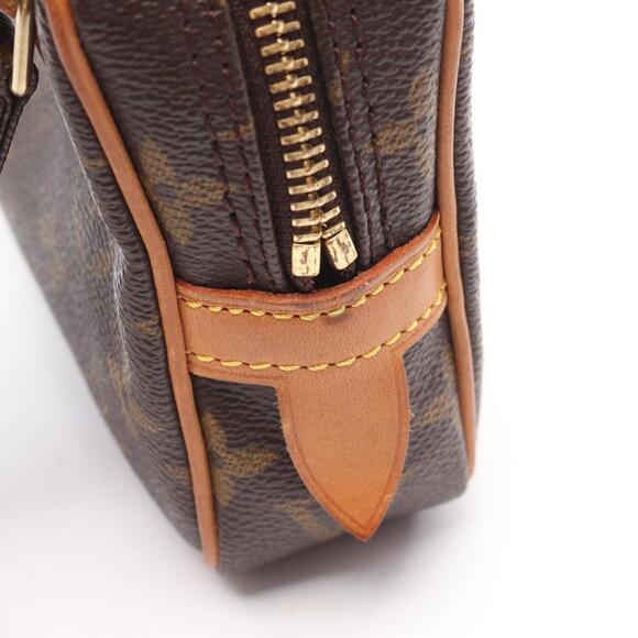 LOUIS VUITTON Brown Monogram Leather Shoulder Bag - Picture 7 of 14